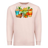 Pale Pink mango farm fresh coffee cups Premium Sweatshirt - Zillion Design Studio