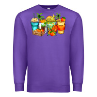 Purple mango farm fresh coffee cups Premium Sweatshirt - Zillion Design Studio