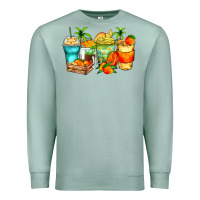 Seafoam mango farm fresh coffee cups Premium Sweatshirt - Zillion Design Studio