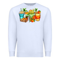 White mango farm fresh coffee cups Premium Sweatshirt - Zillion Design Studio