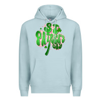 Blue Mist st patricks day clover Premium Hoodie - Artiststas