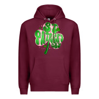 Burgundy st patricks day clover Premium Hoodie - Artiststas