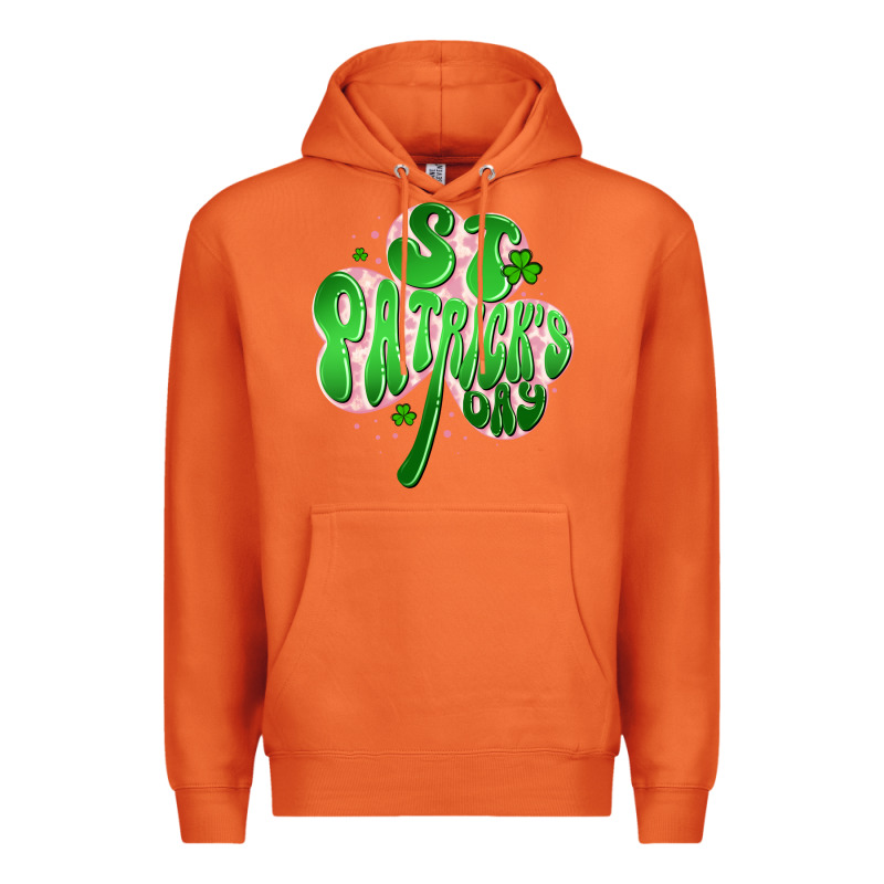 St Patricks Day Clover Premium Hoodie by Artiststas | Teevron