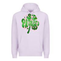 Lilac st patricks day clover Premium Hoodie - Artiststas