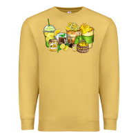 Antique Gold lemon farm fresh coffee cups Premium Sweatshirt - Zillion Design Studio