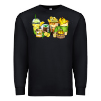 Black lemon farm fresh coffee cups Premium Sweatshirt - Zillion Design Studio