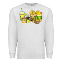Oatmeal Heather lemon farm fresh coffee cups Premium Sweatshirt - Zillion Design Studio