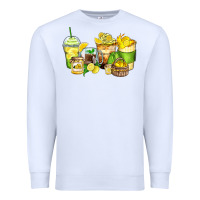 White lemon farm fresh coffee cups Premium Sweatshirt - Zillion Design Studio