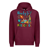 Burgundy ready to rock preschool Premium Hoodie - JahusDesignShop