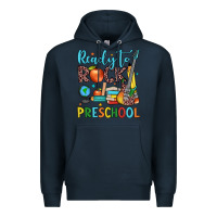 Navy ready to rock preschool Premium Hoodie - JahusDesignShop