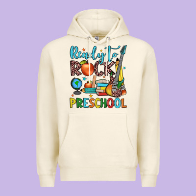 Ready To Rock Preschool Premium Hoodie Designed By Jahusdesignshop