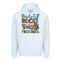 White ready to rock preschool Premium Hoodie - JahusDesignShop