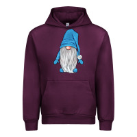 Mauve Wine winter gnome Urban Hoodie - JahusDesignShop