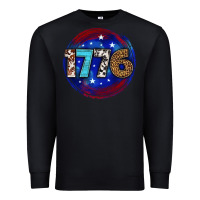 Black western 1776 4th of july billie wilder Premium Sweatshirt - texasbilliewilder