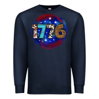 Navy western 1776 4th of july billie wilder Premium Sweatshirt - texasbilliewilder
