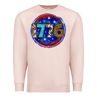Pale Pink western 1776 4th of july billie wilder Premium Sweatshirt - texasbilliewilder