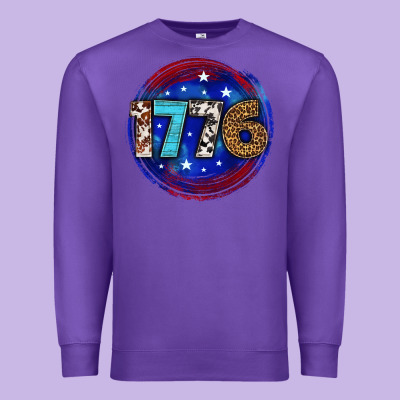 Premium Sweatshirt western 1776 4th of july billie wilder