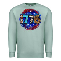 Seafoam western 1776 4th of july billie wilder Premium Sweatshirt - texasbilliewilder