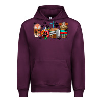 Mauve Wine dogs coffee cups Urban Hoodie - AdoDesignShop