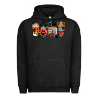 Pigment Black dogs coffee cups Urban Hoodie - AdoDesignShop