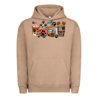 Pigment Burro dogs coffee cups Urban Hoodie - AdoDesignShop