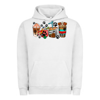 Pigment Lunar Rock dogs coffee cups Urban Hoodie - AdoDesignShop