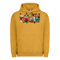 Pigment Peanut Butter dogs coffee cups Urban Hoodie - AdoDesignShop