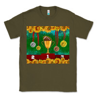 Army Green american football trophy cup and medal tumbler Classic Tee - BundleAndBundleShop