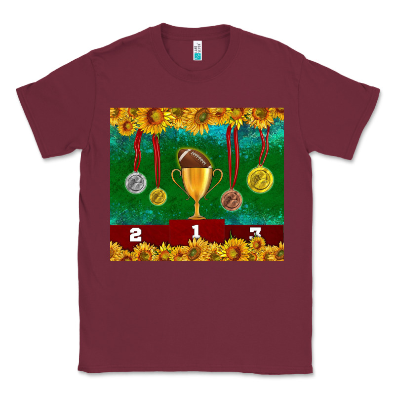 American Football Trophy Cup And Medal Tumbler Classic Tee by BundleAndBundleShop | Teevron