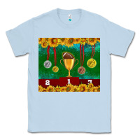 Dusty Blue american football trophy cup and medal tumbler Classic Tee - BundleAndBundleShop
