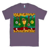 Lavender american football trophy cup and medal tumbler Classic Tee - BundleAndBundleShop