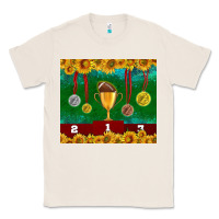 Natural american football trophy cup and medal tumbler Classic Tee - BundleAndBundleShop