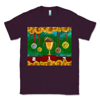 Plum american football trophy cup and medal tumbler Classic Tee - BundleAndBundleShop