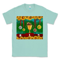 Seafoam american football trophy cup and medal tumbler Classic Tee - BundleAndBundleShop