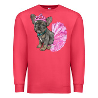 Cardinal balerina french bulldog with tutu Premium Sweatshirt - RanaPortraitStore