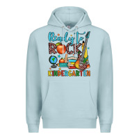 Blue Mist ready to rock kindergarten Premium Hoodie - JahusDesignShop