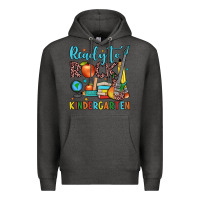 Charcoal Heather ready to rock kindergarten Premium Hoodie - JahusDesignShop