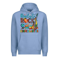 Colony Blue ready to rock kindergarten Premium Hoodie - JahusDesignShop