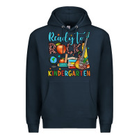 Navy ready to rock kindergarten Premium Hoodie - JahusDesignShop