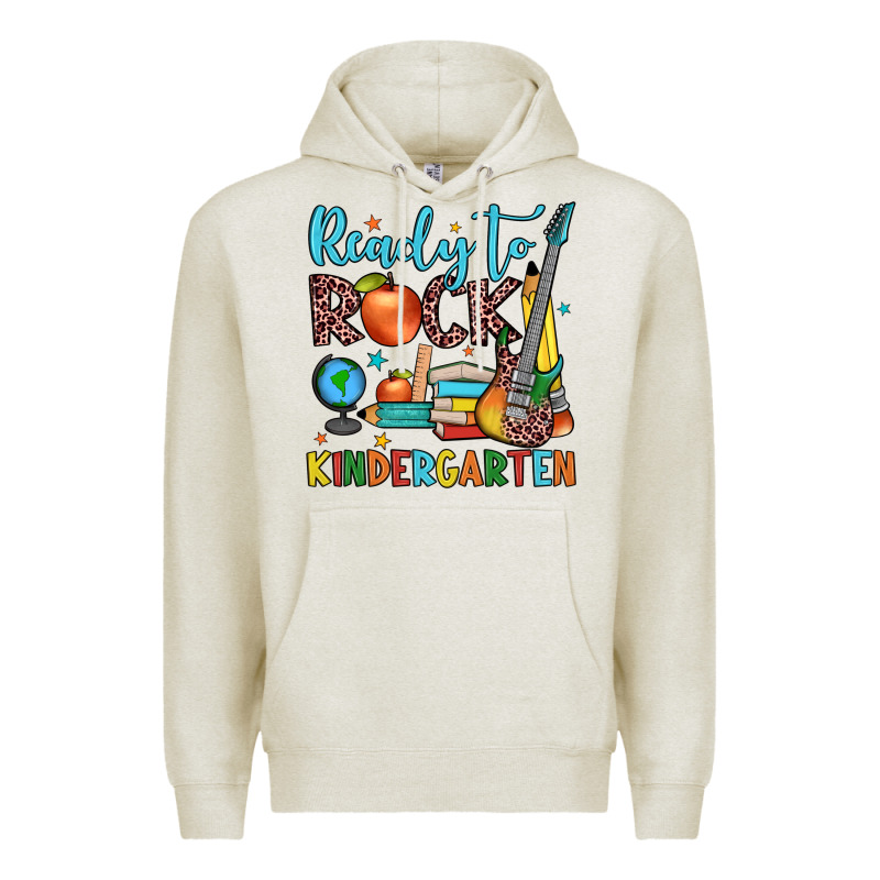 Ready To Rock Kindergarten Premium Hoodie by JahusDesignShop | Teevron