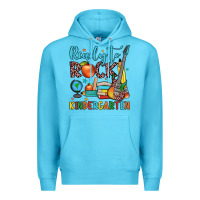 Ocean Blue ready to rock kindergarten Premium Hoodie - JahusDesignShop