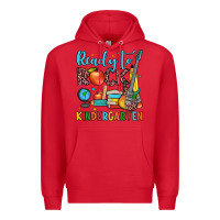 Red ready to rock kindergarten Premium Hoodie - JahusDesignShop