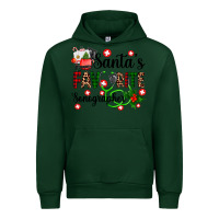 Forest Green santa's favorite sonographer Urban Hoodie - AdoDesignShop