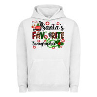 Pigment Lunar Rock santa's favorite sonographer Urban Hoodie - AdoDesignShop