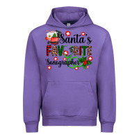 Tulip santa's favorite sonographer Urban Hoodie - AdoDesignShop