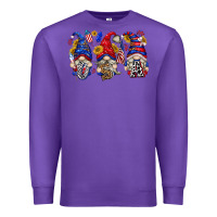 Purple usa with gnome billie wilder Premium Sweatshirt - texasbilliewilder