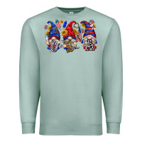 Seafoam usa with gnome billie wilder Premium Sweatshirt - texasbilliewilder