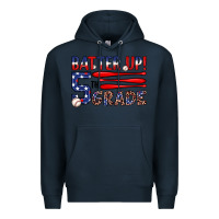 Navy batter up 5th grade Premium Hoodie - JahusDesignShop