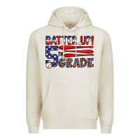 Oatmeal Heather batter up 5th grade Premium Hoodie - JahusDesignShop