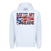 White batter up 5th grade Premium Hoodie - JahusDesignShop
